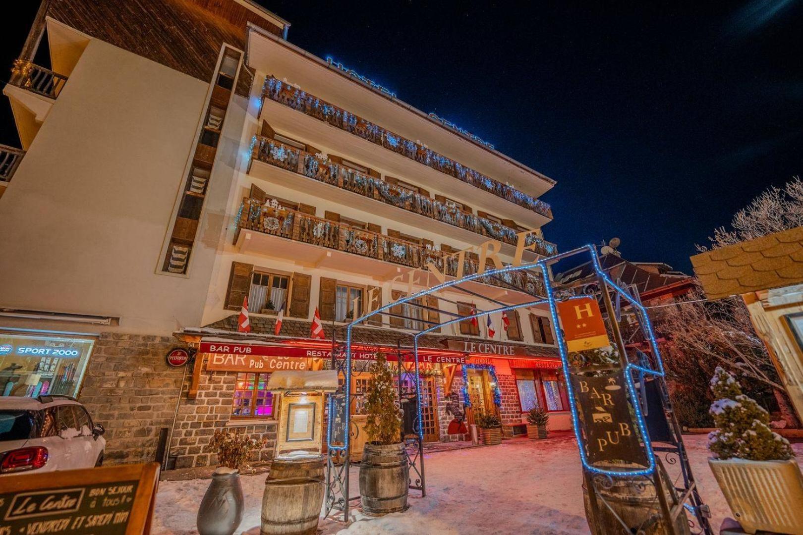 Hotel Du Centre Valloire Exterior foto